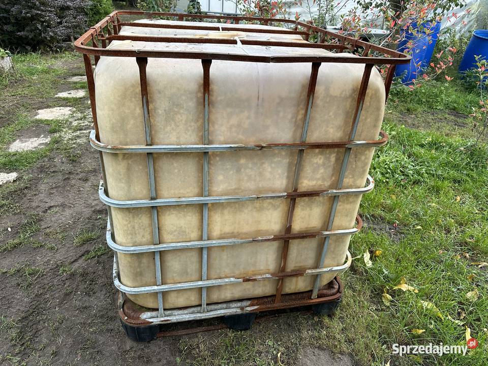 Zbiornik Mauzer 1000l pojemnik plastikowy Poddębice