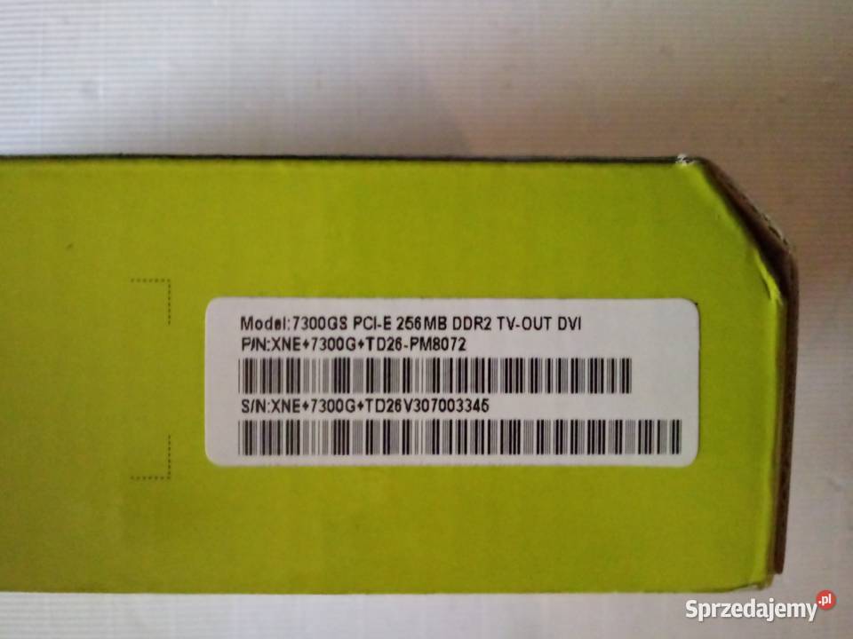 Karta grafiki GeForce 7300 GS 256MBDDR2 Olkusz sprzedam