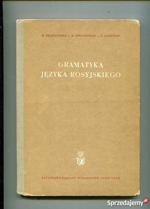 Gramatyka języka rosyjskiego Szczecin