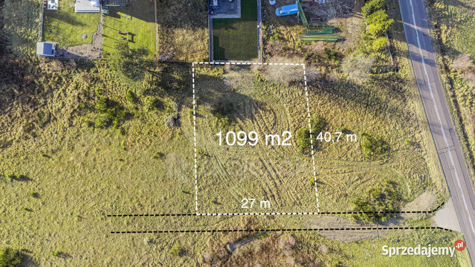Działka Wielka Piaśnica Kaszubska 1099m2 sprzedam