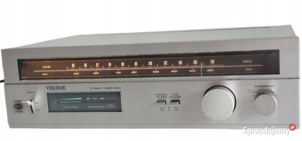 Tuner analogowy radio Visonik T 8002 XX4 wielkopolskie Międzychód sprzedam