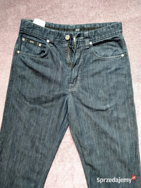 Spodnie męskiebawełna granatowe rozmiar L Hugo