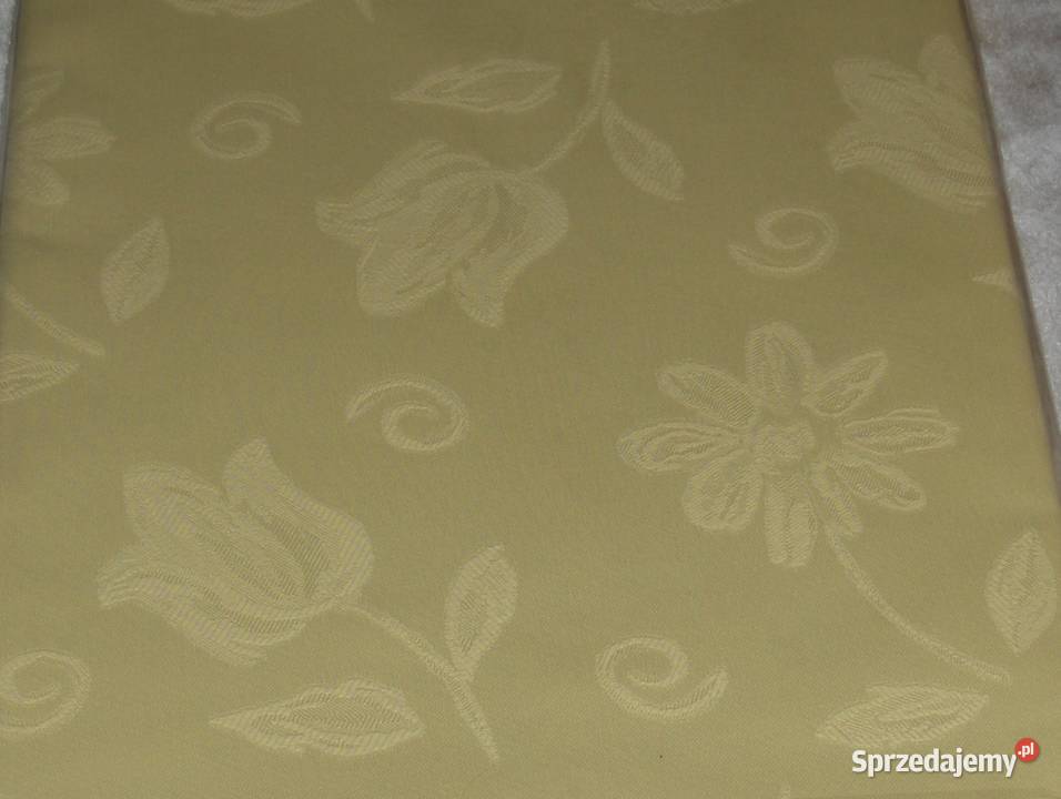 Owalny plamoodoporny obrus 160x220 Bawełna NOWY Łódź
