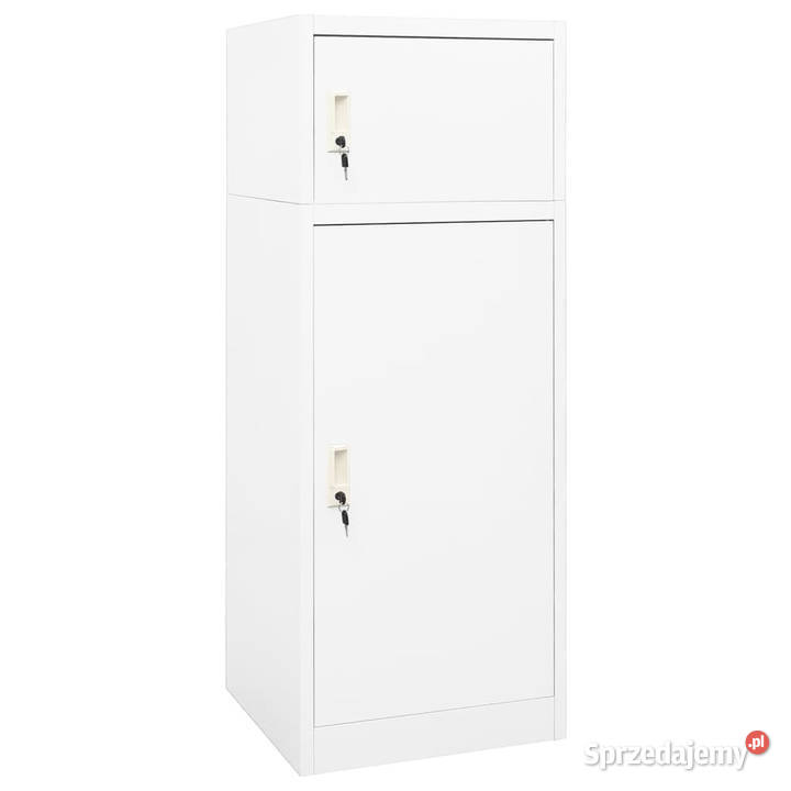 Szafka na siodło biała 53x53x140 stalowa Warszawa