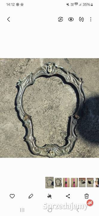 Oprawa lustra stara