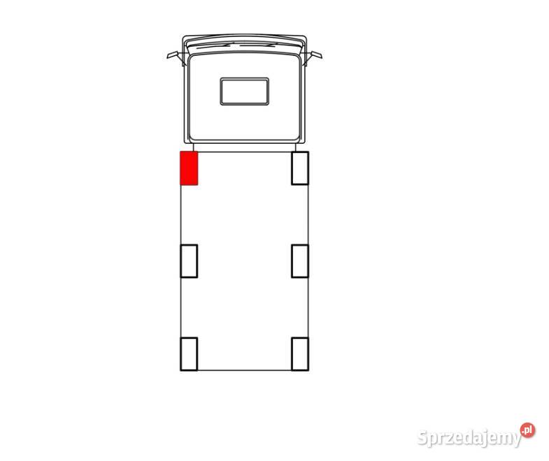 Słupek Blueline 600 mm DL przód lewy Przysieka Polska