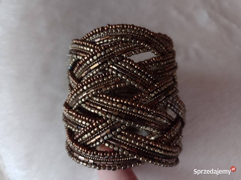 ZARA Szeroka Bogato zdobiona bransoletka na rękę Kraków sprzedam