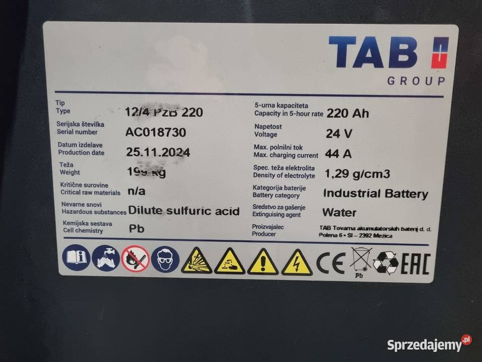 Promag TopTruck 33 Plus NOWY AKUMULATOR mazowieckie Warszawa sprzedam