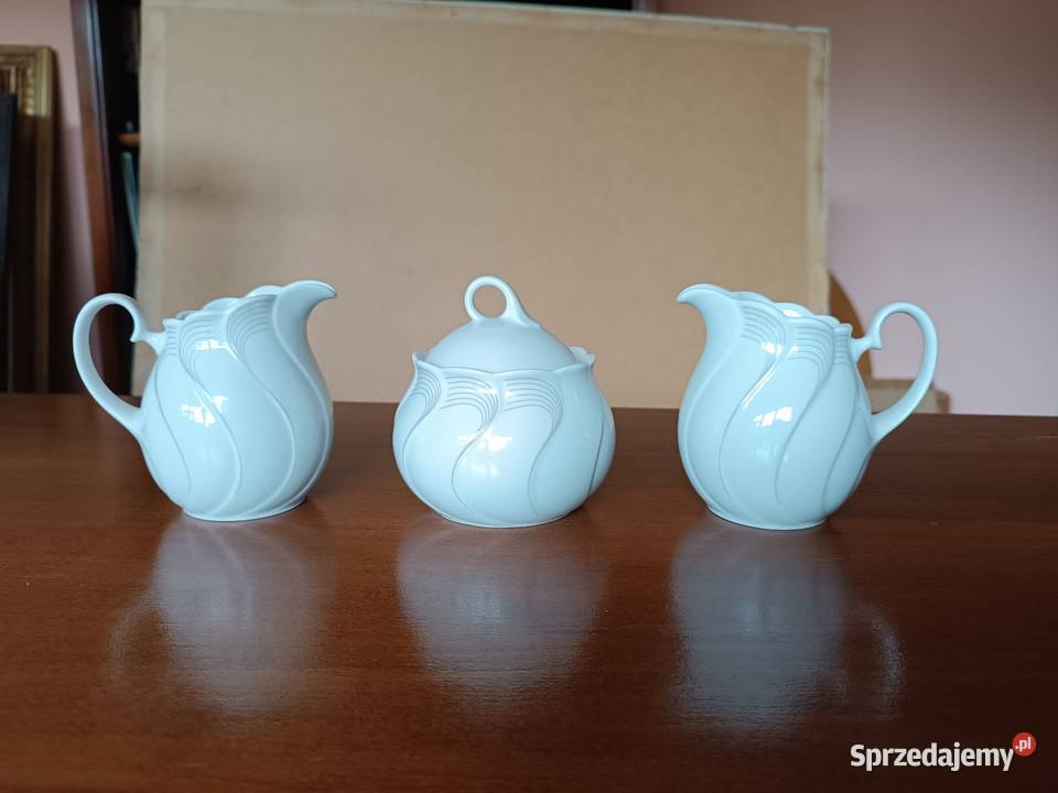 Elegancki zestaw do kawyherbaty 12 osób Seltmann Porcelana i szkło sprzedam