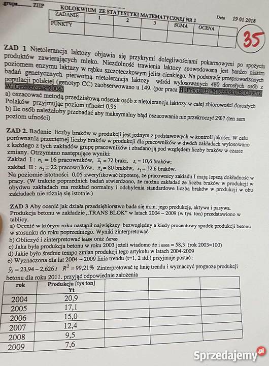 Matematyka Statystyka Pogotowie Pomoc Online Warszawa