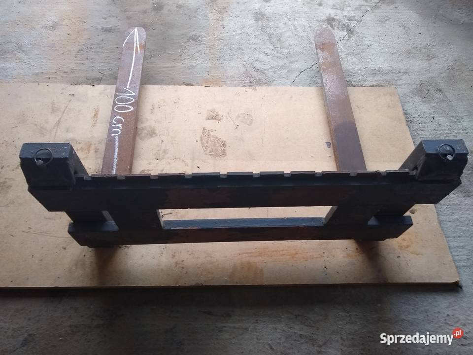 Widły z płytą do palet do tura 1000x100x40 mm do nieuszkodzony Tychy