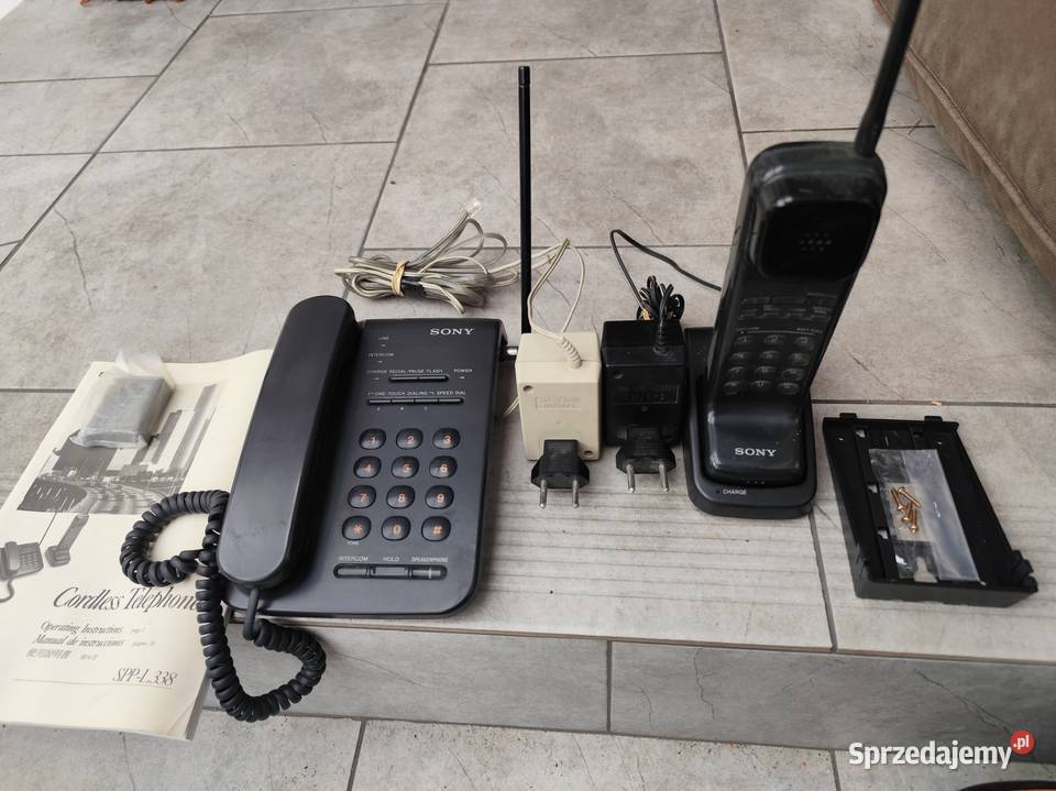 TELEFON STACJONARNY SONY KOMPLET Telefony przewodowe mazowieckie Warszawa