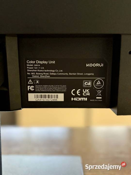 Monitor LED Koorui E2411H 238 1920 x 1080 px IPS