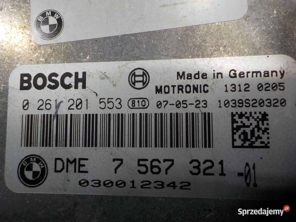 BMW 1 E87 16 B 07r sterownik komputer silnika Suków