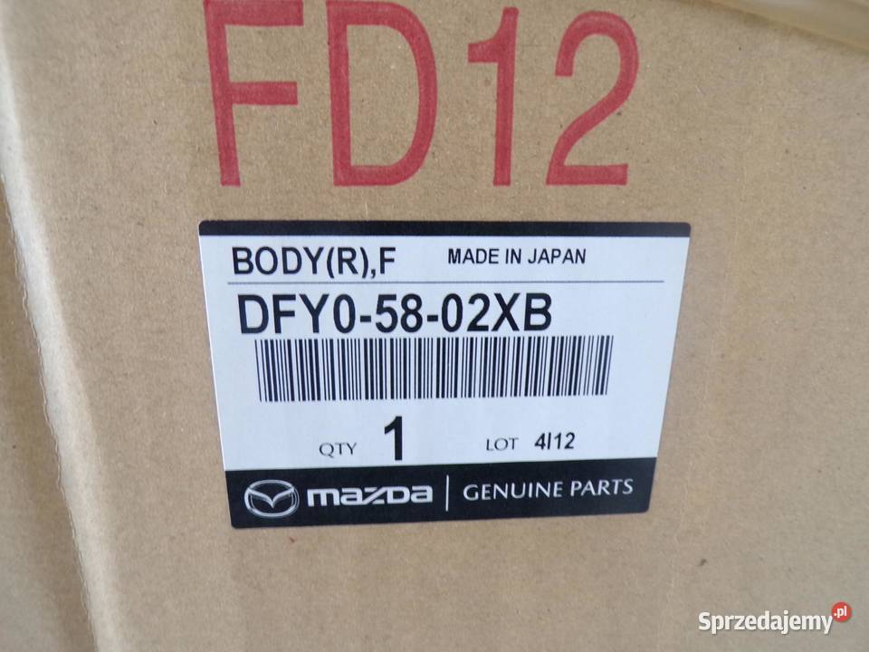 DRZWI PRAWY PRZÓD MAZDA CX30 CX30 1925 ORYGINAŁ