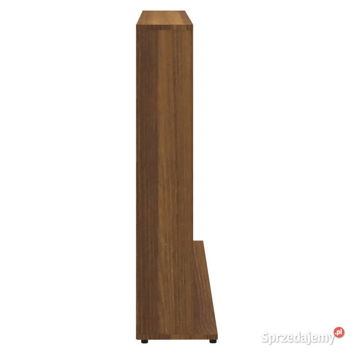 Szafka na płyty CD brązowy dąb 102 x 23 x 895 Pozostałe