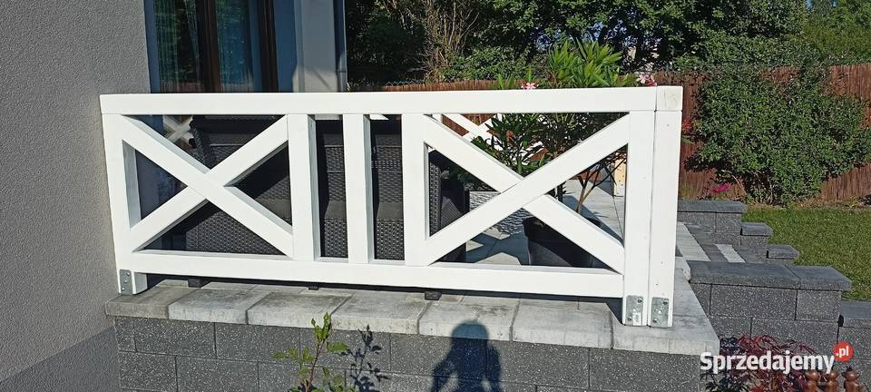 Balustrady Drewniane kopertowe krzyzowey Katowice