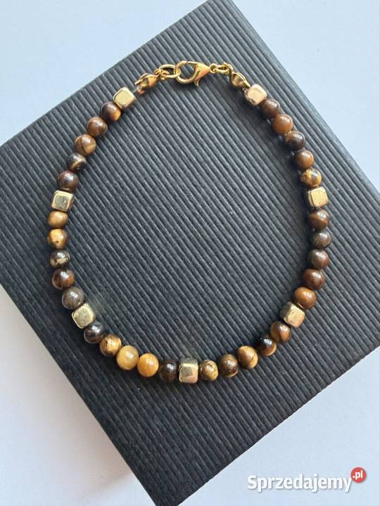 Bransoletka z kamieni tygrysiego oka Bransoletki Łomża