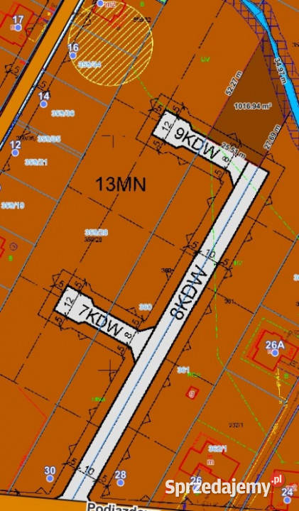 Działka budowlana o powierzchni 5386m2 z MPZP Kiekrz sprzedam