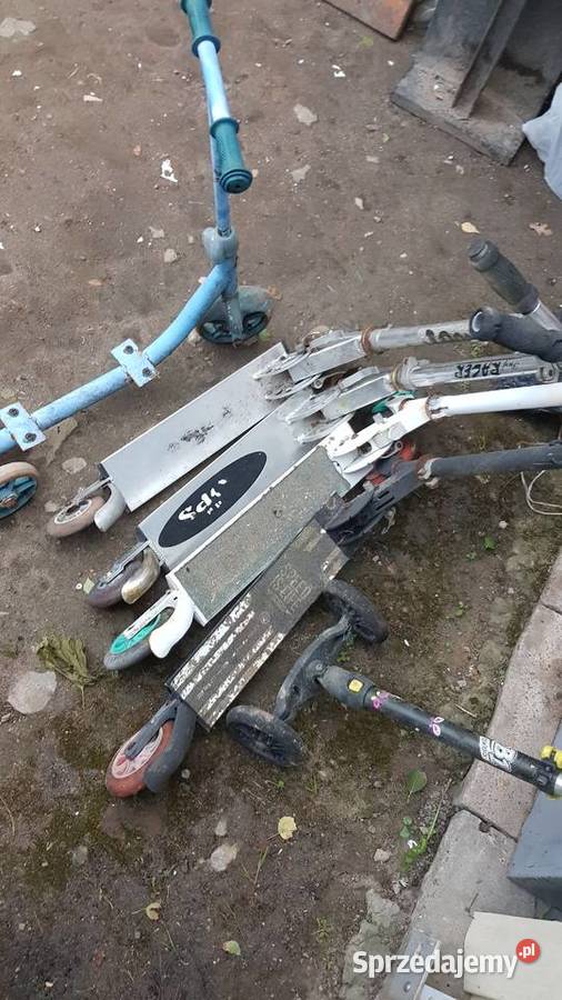 Hulajnogi 5 do naprawy na części lubelskie Lublin sprzedam