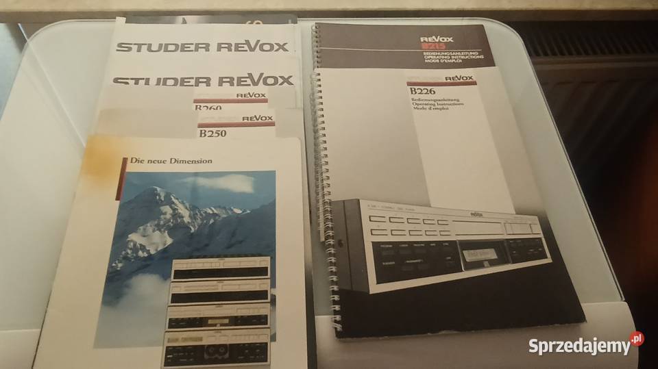 Zestaw audio vintage Revox Lublin