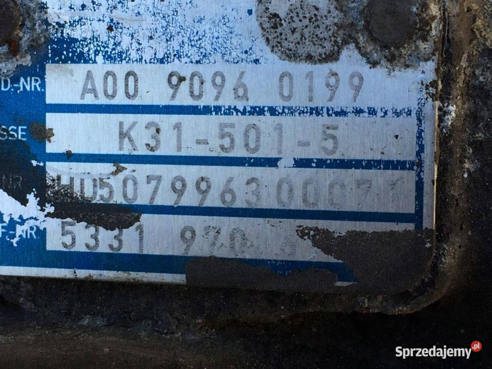 Turbo Actros K315015 0090960199 OM501LA lubuskie