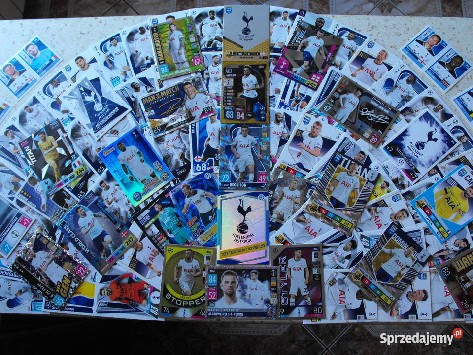 TOTTENHAM HOTSPUR zestaw kart FIFA 365 PANINI i Mykanów