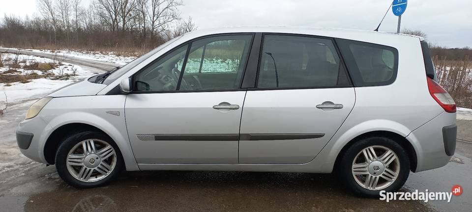 Renault Grande Scenic II 19 dci 7 osobowy nieuszkodzony Grand Scenic