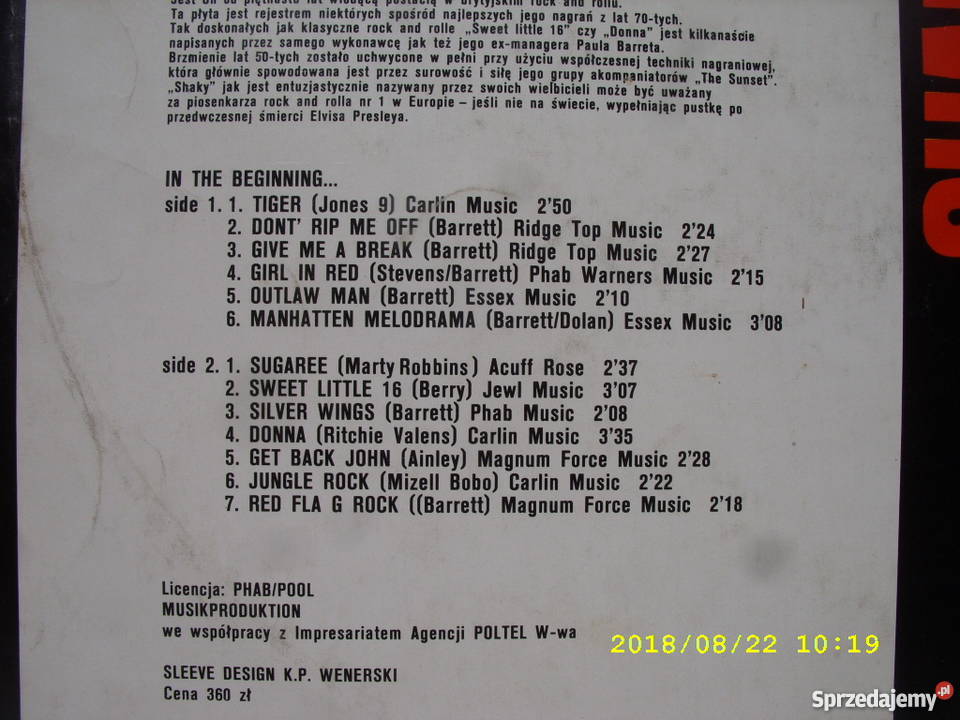 SHAKIN STEVENSAN THE SUNSED LP winyl dolnośląskie Wołów