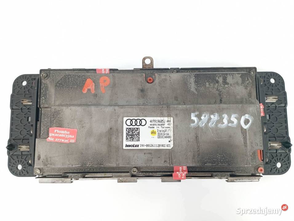 WYŚWIETLACZ 4K0919605J Audi A6 V 2018 C8 sprzedam