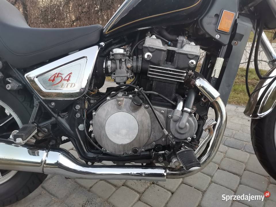 CHOPPER KAWASAKI LTD 454450EN 500 ZAREJESTROWANY Trzeciewiec