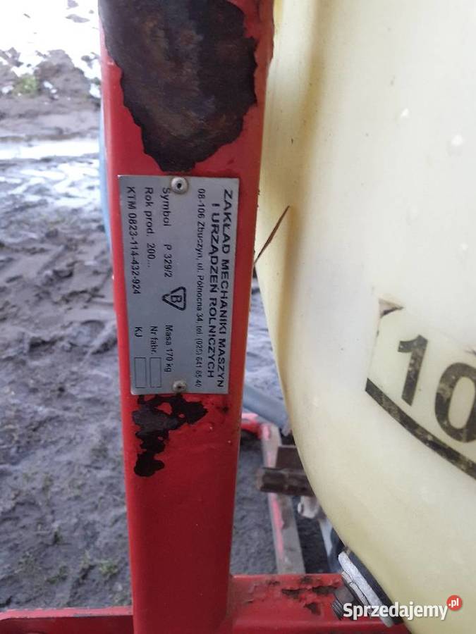 Opryskiwacz jar met 400 l waska beczka tecnoma nieuszkodzony sprzedam