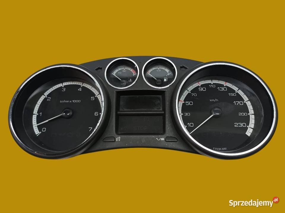 LICZNIK 9664671480 16 D 119 Peugeot 308 I Rok produkcji 2007 świętokrzyskie