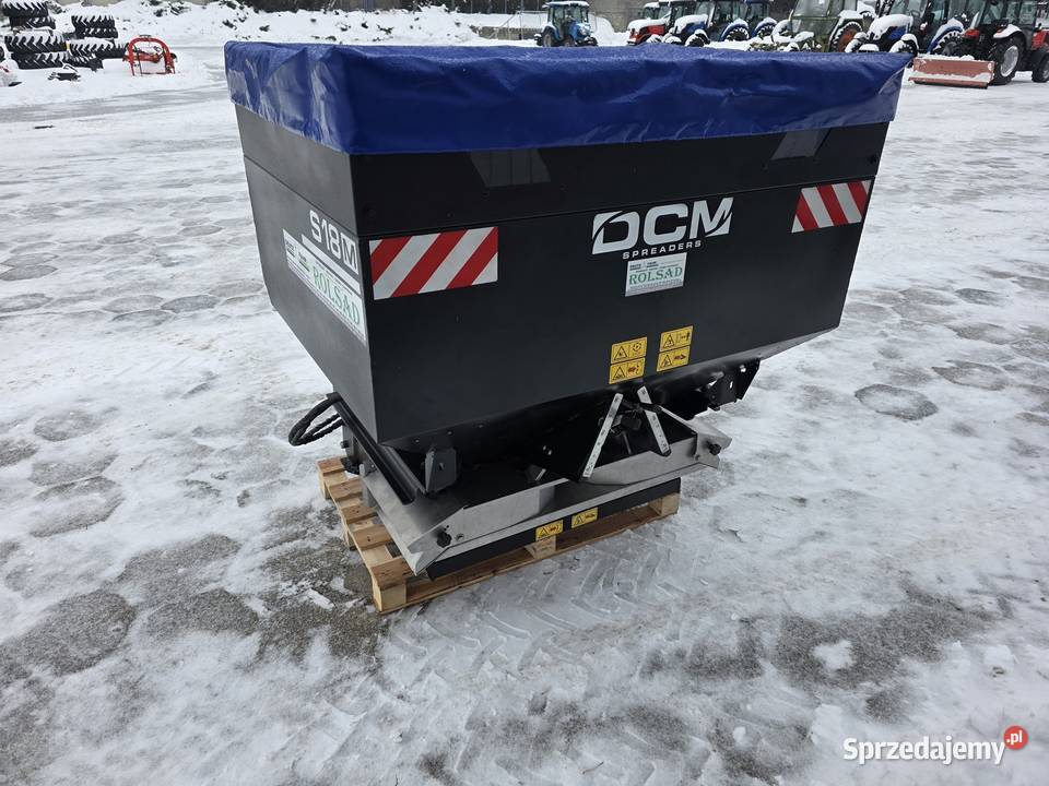 Rozsiewacz nawozów dwutarczowy sadowniczy DCM Rawa Mazowiecka