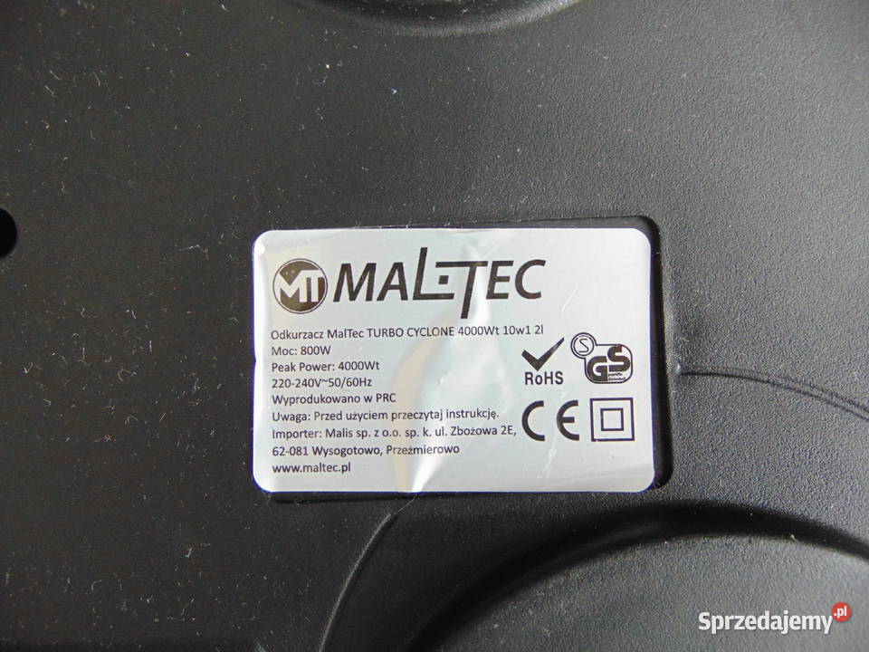 odkurzacz bezworkowy MALTEC cyklonic AGD drobne Strzelce Opolskie