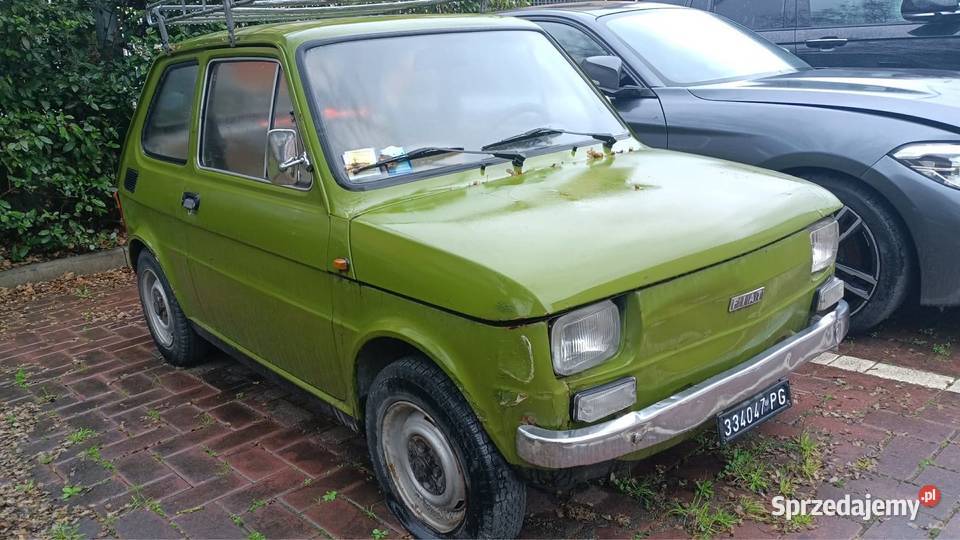 Fiat 126 1974r Rejestracja na białe i żółte Kielce sprzedam