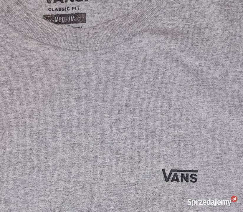 Koszulka chłopiec krótki rękaw Vans 170M szary/srebrny Łódź