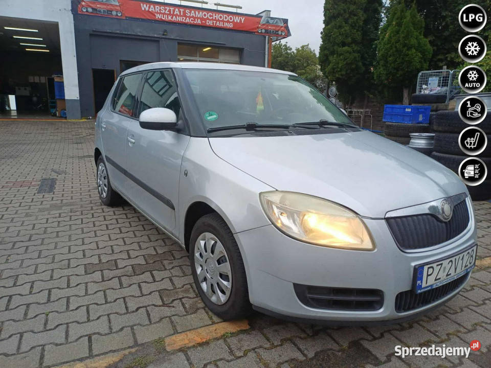 koda Fabia 16 LPG CLIMATRONIC PODGRZEWANE FOTELE klimatyzacja Śrem sprzedam