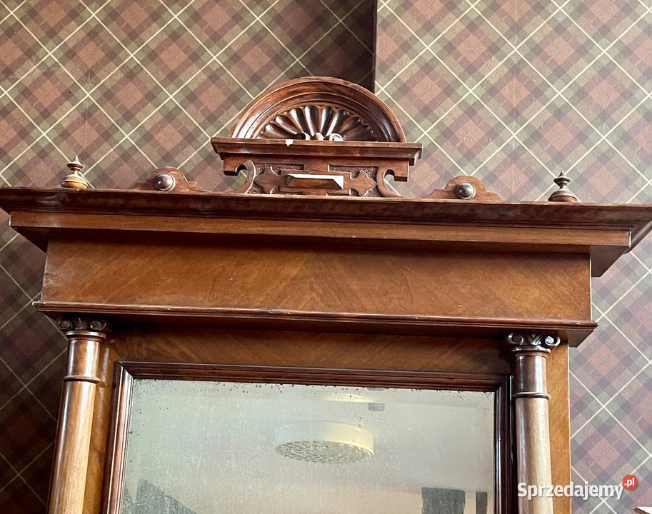 Komplet mebli eklektycznych przedwojenny Kredensy i witryny