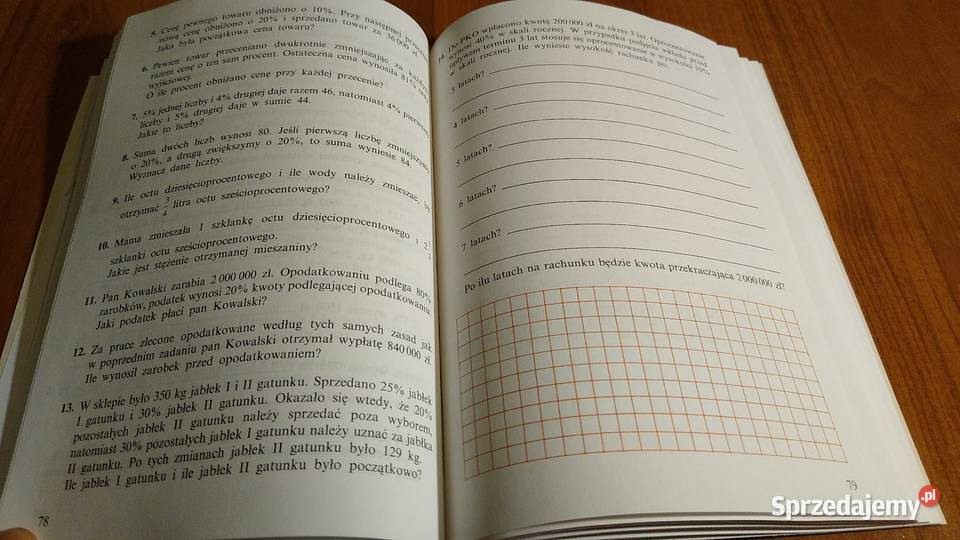 Matematyka 8 ćwiczenia Maciej Bryński 1996 db Gdańsk