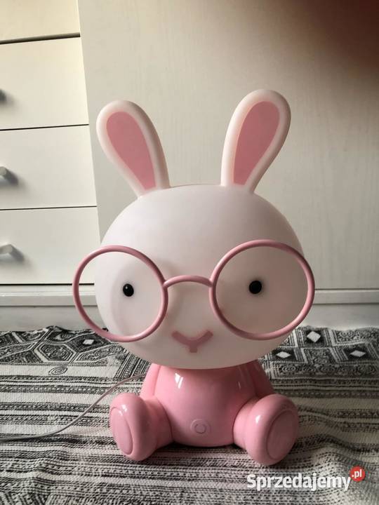 Królik różowy lampka dekoracyjna LED Warszawa