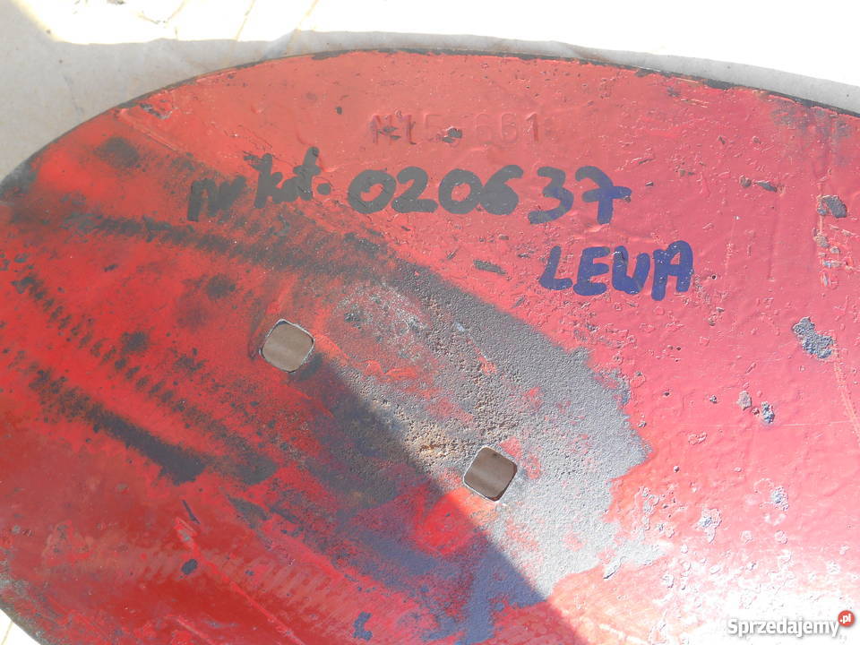 ODKŁADNIA pługa NIEMEYER jednolita nieuszkodzony łódzkie Daszyna