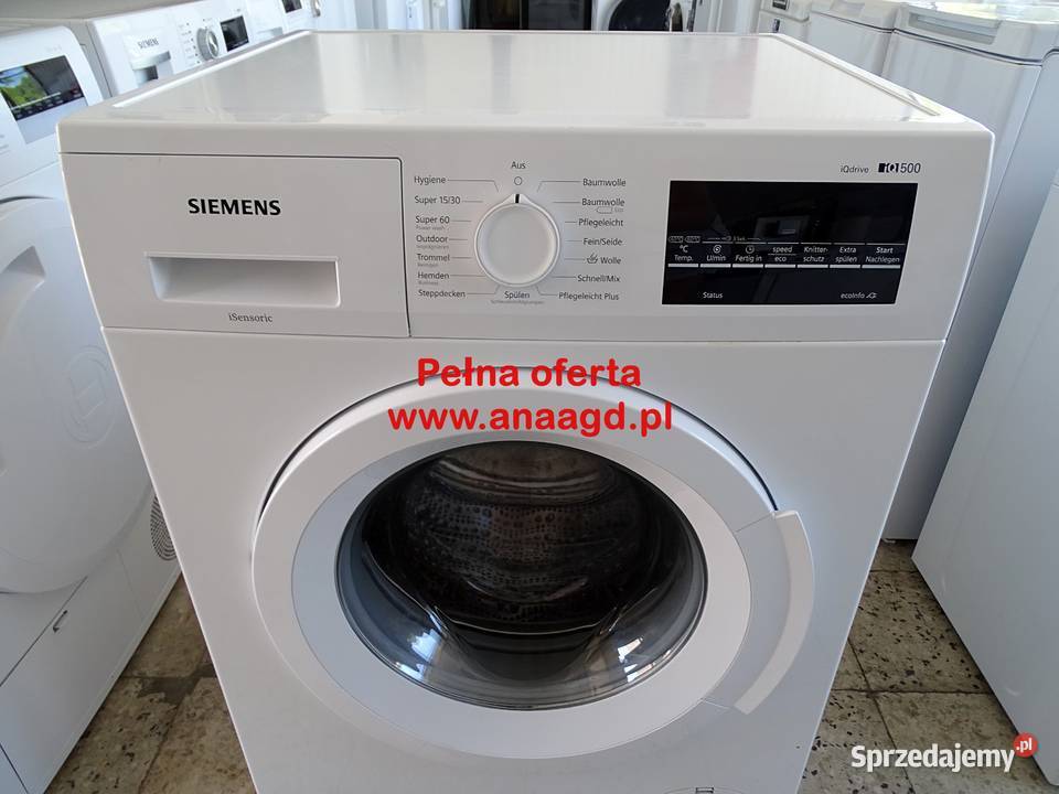 Pralka SIEMENS IQ 500 A 8 GWARANCJA DUŻY WYBÓR zachodniopomorskie Miękowo