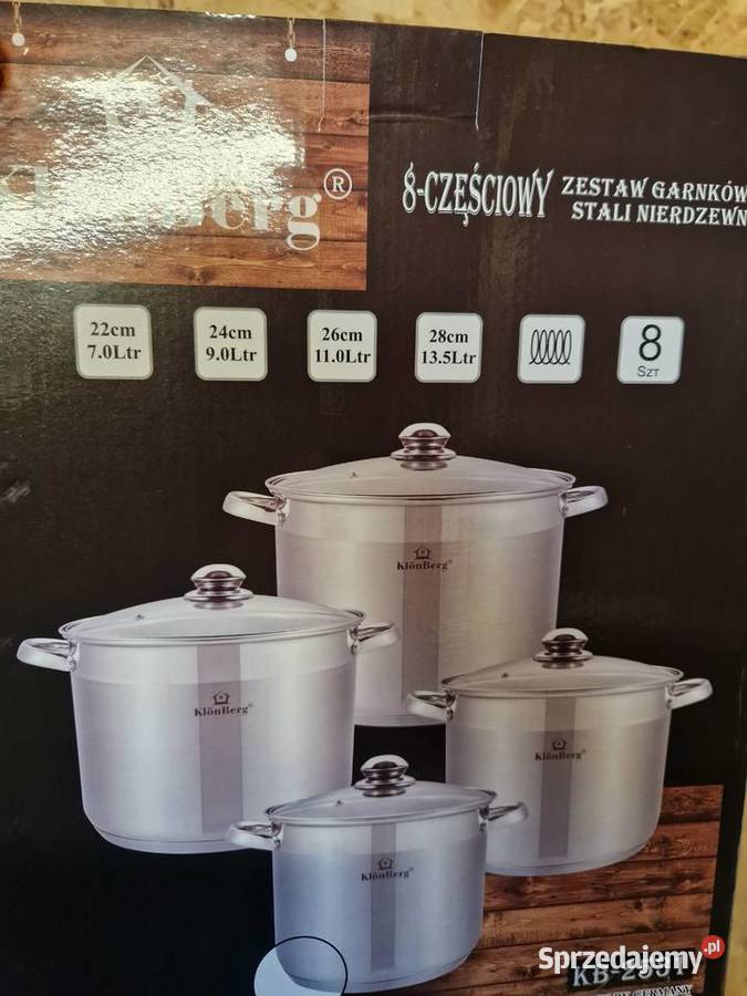Zestaw garnków KlnBerg stal nierdzewna kb2531 Głogowa