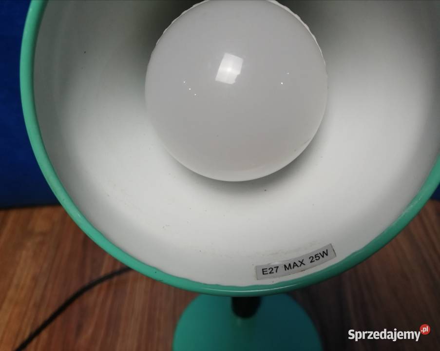 Sprzedam lampę biurkową e27 25W odcienie zieleni Inczew
