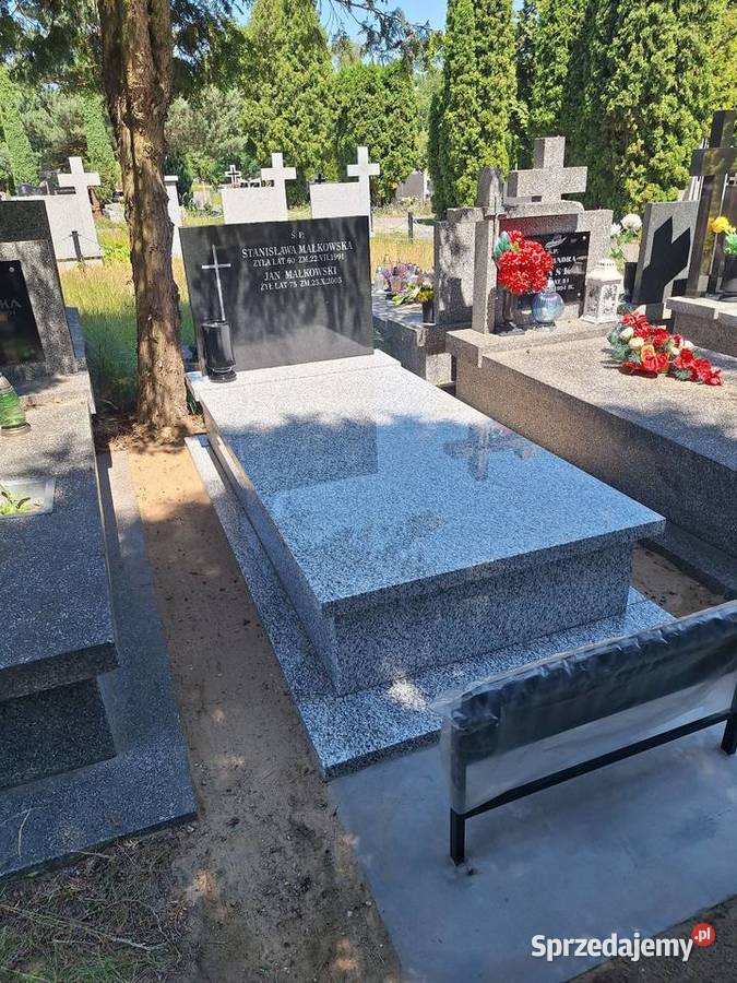 Nagrobki Pomniki Granitowe Pojedyńcze Warszawa