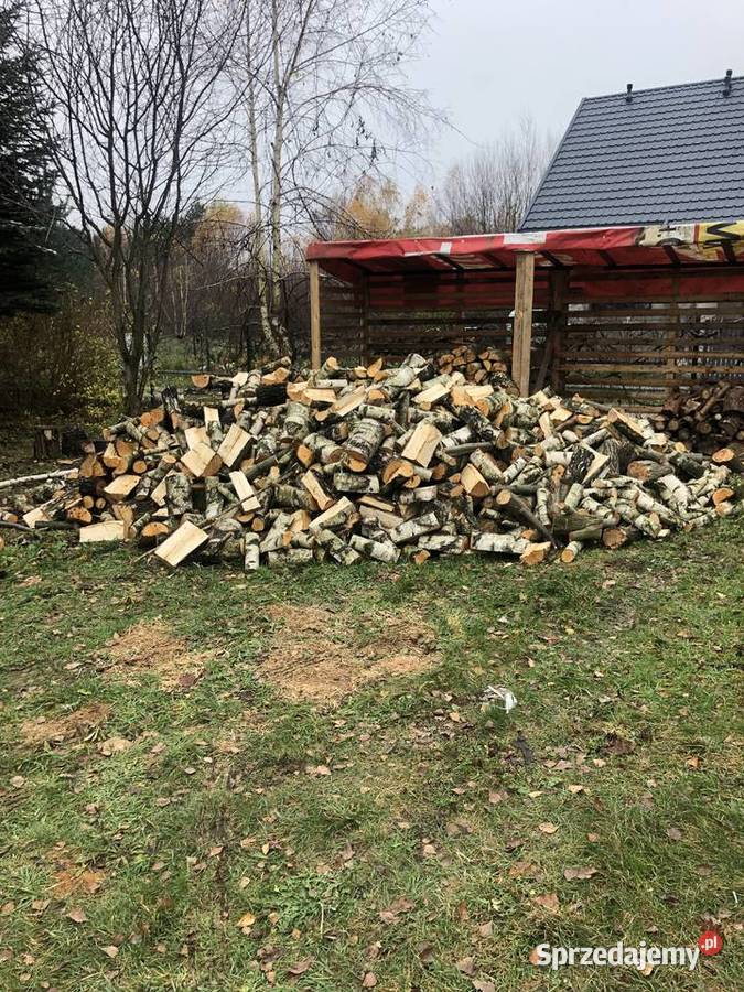 Drewno opałowe kominkowe sosna brzoza olcha Opał Łódź sprzedam