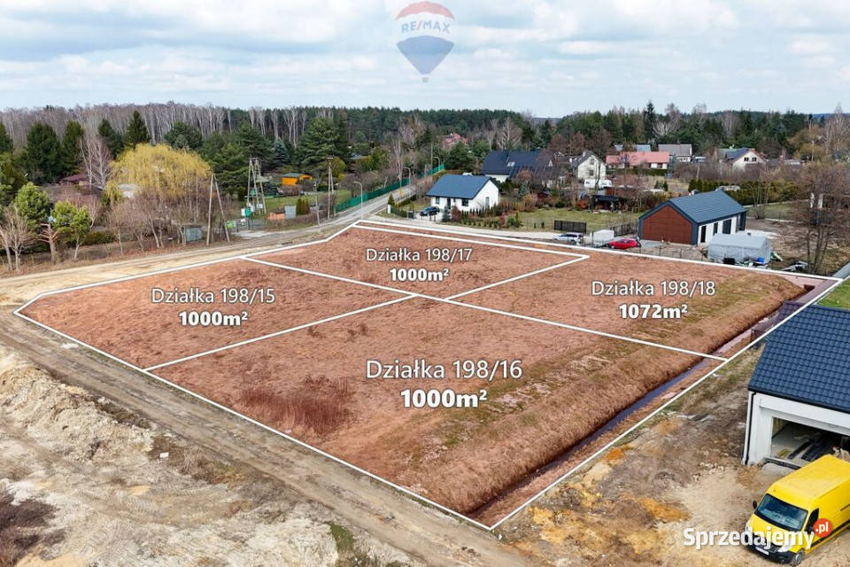 Działka 1000 m MPZP Kajetany gm Nadarzyn sprzedam
