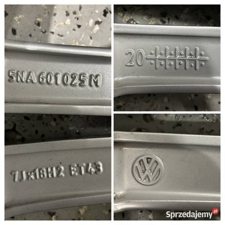 Oryginalne koła zimowe FELGI 18 VW Tiguan II Wrocław
