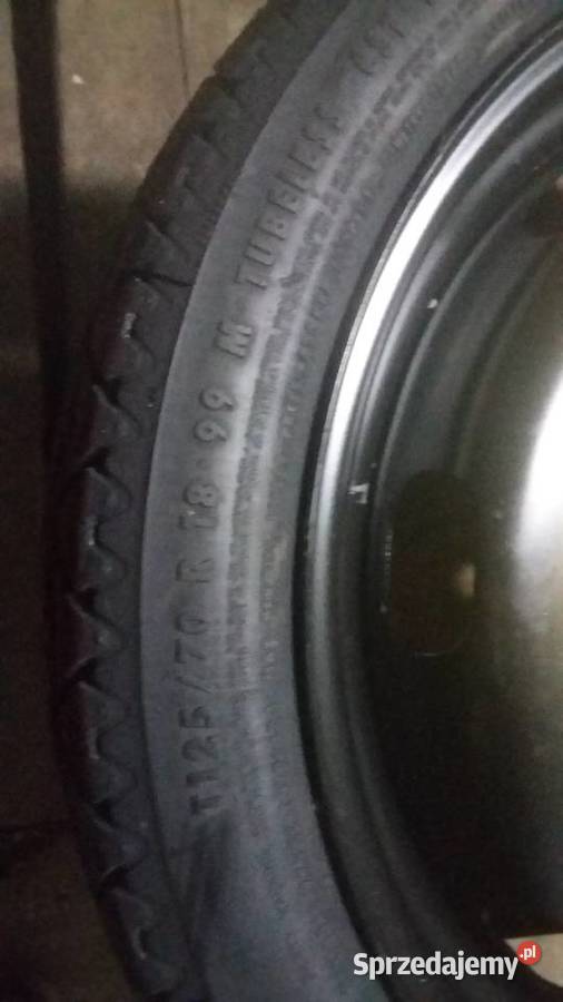 Koło dojazdowe VW passat B7 B8 CC 18 Rozmiar 18"